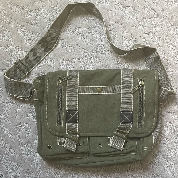 Ahmik Other - Ahmik Army Green Messenger Bag